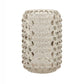 Taupe Glass Tealight Holder