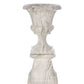 Faux Marble Planter with Pillar