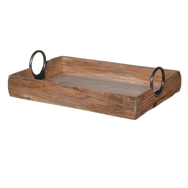 Wooden Tray with Handles