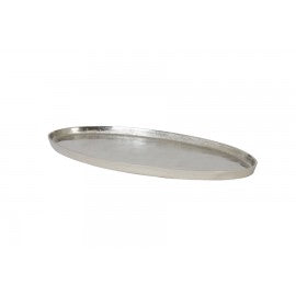 Raw Nickel Oval Tray Medium / Large