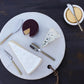 Brushed Gold Cheese Knife S/4 14cm
