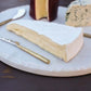Brushed Gold Cheese Knife S/4 14cm