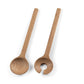 Oak Salad Servers