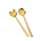 Gold Salad Servers