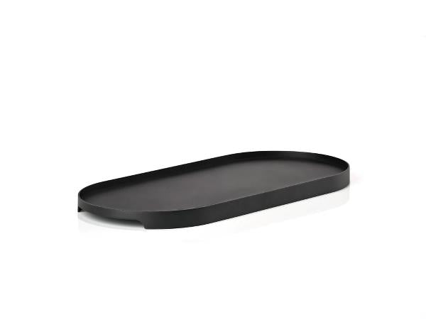 Black Oval Tray 35cm