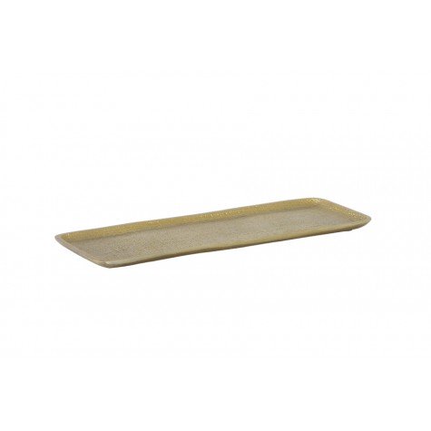 Gold Rectangle Tray - L